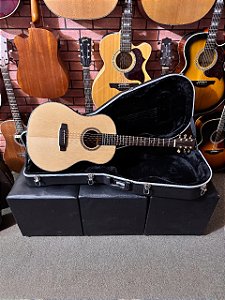 Violão inteiro sólido aço elétrico fishman Plus t elixir tarraxas gotoh
