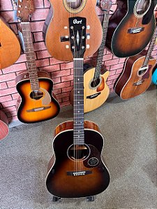 Violão Cort earth 100ssf tampo sólido elétrico fishman sonitone elixir