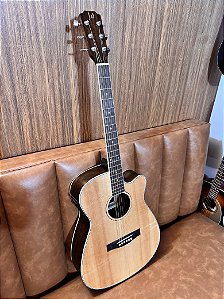 Violão James Neligan -Stagg- Asy-ace tampo sólido elétrico