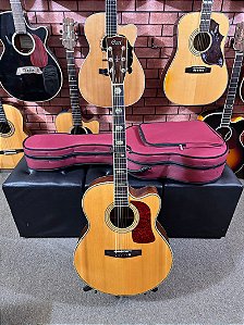Violão Cort Jumbo Cj10x coreano Fishman prefix premium