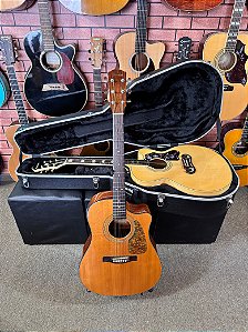 Violão Fender Cd140sce tampo sólido elétrico regulado