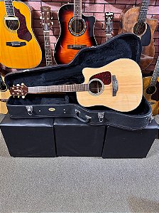 Violão Takamine GD71ce tk40d regulado cordas elixir