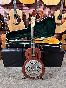 Violão Ressonador (dobro) Gretsch G9200 regulado elixir