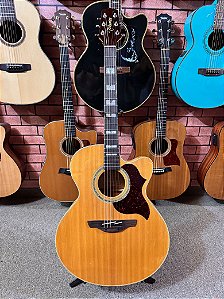 Violão Takamine eg523sc jumbo coreano tampo sólido tk40 (com detalhes)