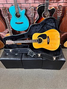 Violão Sigma Dr1st Folk coreano tampo sólido elétrico regulado