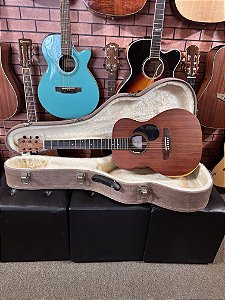 Violão Rozini Rx540 Custom Auditorium inteiro sólido elétrico com case