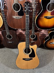 Violão Takamine folk GD30CE tampo sólido tp4td regulado