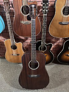 Violão Crafter Mind D folk elétrico mogno tampo sólido regulado