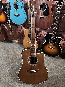 Violão Garrison canadense Agd400ce RARIDADE tampo sólido timbre maravilhoso elétrico