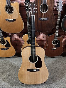 Violão Martin Folk Dx1rae elétrico tampo sólido regulado elixir