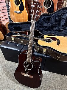 Violão Fender Cd140sce mahogany tampo sólido elétrico fishman