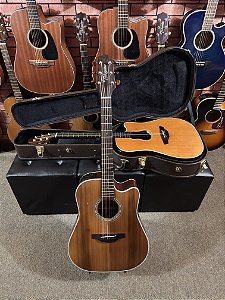 Violão Takamine Gd20ce folk tampo sólido cedro elétrico regulado