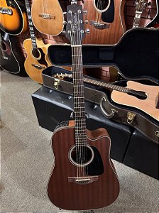 Violão Takamine gd11mce folk elétrico regulado cordas novas zerado