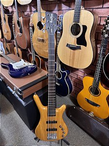 Contrabaixo Rockbass Corvette (by Warwick) 5 cordas regulado