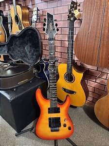 Guitarra Waldman superstrato HH com Floyd Rose regulada