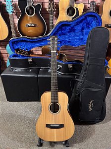 Violão Sigma Baby TM 12e elétrico tampo sólido regulado