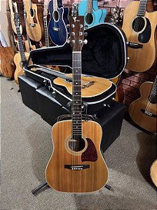 Violão Eagle Folk tampo sólido modelo raro Ch999 elétrico