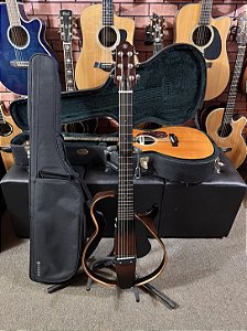 Violão Yamaha Silent SLG200S aço elétrico zerado