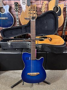 Violão Corrado C5 nylon flat elétrico regulado