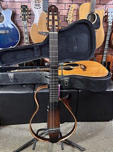 Violão Yamaha Silent slg200n nylon elétrico regulado