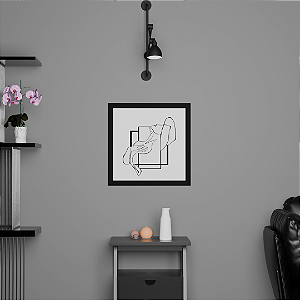 QUADRO 3D - SENSUAL LINES 01 EM ALTO RELEVO