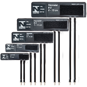 Kit Braçadeiras Manguito 2 Vias Neonatal  1 Ao 5