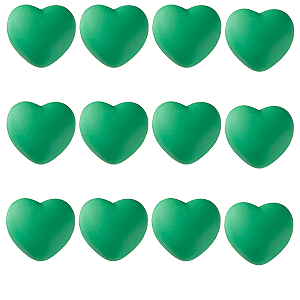 Coração De Vinil Anti Stress E Fisioterapia VERDE - 12und