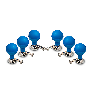 ELETRODO PRECORDIAL COM PERA ECG AZUL KIT COM 6UND