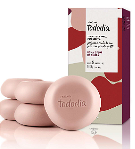 Tododia Romã e Flor de Amora - Sabonete 5 Uni. (90g cada)