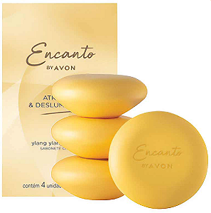 Encanto Atractiva & Deslumbrante - Sabonete 4 Uni. ( 80g cada)