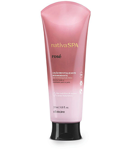 NativaSpa Loção Revitalizante Desod. Corporal Rosé 200ml OBoticário