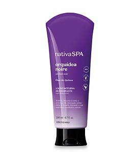 Loção Noturna Desodorante Corporal Nativa SPA Orquídea Noire 200ml