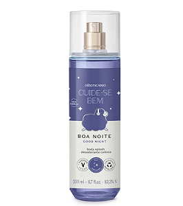 Body Splash Desodorante Colônia Cuide-se Bem Boa Noite 200ml