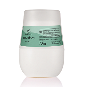 Desodorante Antitranspirante Roll-on Erva Doce 70 ml Natura