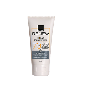 Renew Solar FPS 70 com Protinol 40g Avon
