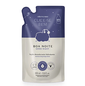 Refil hidratante Cuide-se Bem Boa Noite 350ml O Boticário