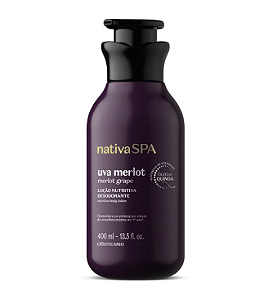Loção Nutritiva Desodorante Nativa Spa Uva Merlot 400ml O Boticário