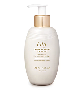 Creme de Banho Acetinado Lily 250ml O Boticário