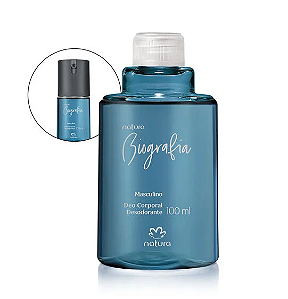 Refil Desodorante Corporal Biografia Masculino 100ml Natura