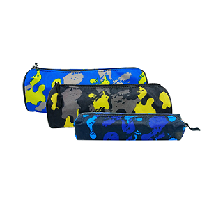 Estojo Escolar 20 cm – Estampa Camuflada