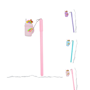 Caneta Milk Shake - Wincy Tinta Azul