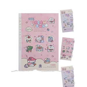 Caderno de Anotações A5 – Capa Dura com Estampa de Bichinhos