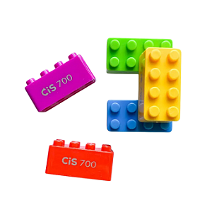 Apontador Escolar LEGO - Verde - Com Depósito e Encaixe de Montar