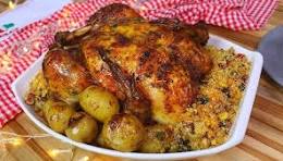 FRANGO ASSADO PAOLA OLIVEIRA