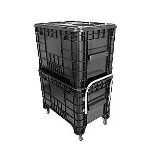 Caixa Plástica 372L- Preta