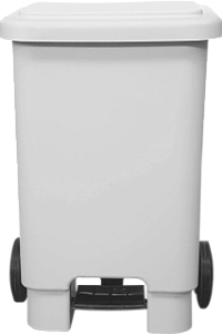 Lixeira 100 Litros com Pedal e Rodas