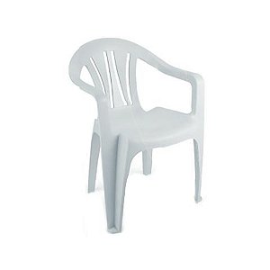 Poltronas de Plástico Baixa Coral