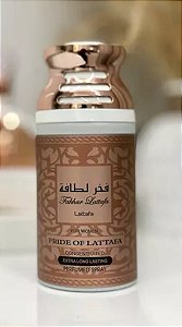 Spray Fakhar Rose de Lattafa - Perfume Feminino Árabe em Aerosol Concentrado (Ref.olfativa Línterdit) 250ml