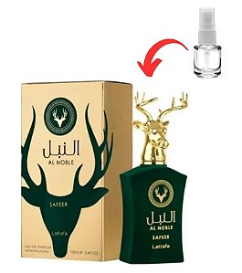 Decant Al Noble Safeer Lattafa  - Eau de Parfum 100 ml Perfume  - Árabe Masculino