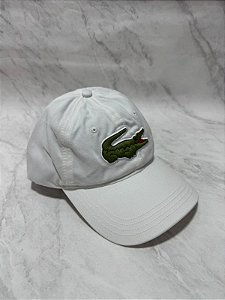 Boné Lacoste Big Croc Branco